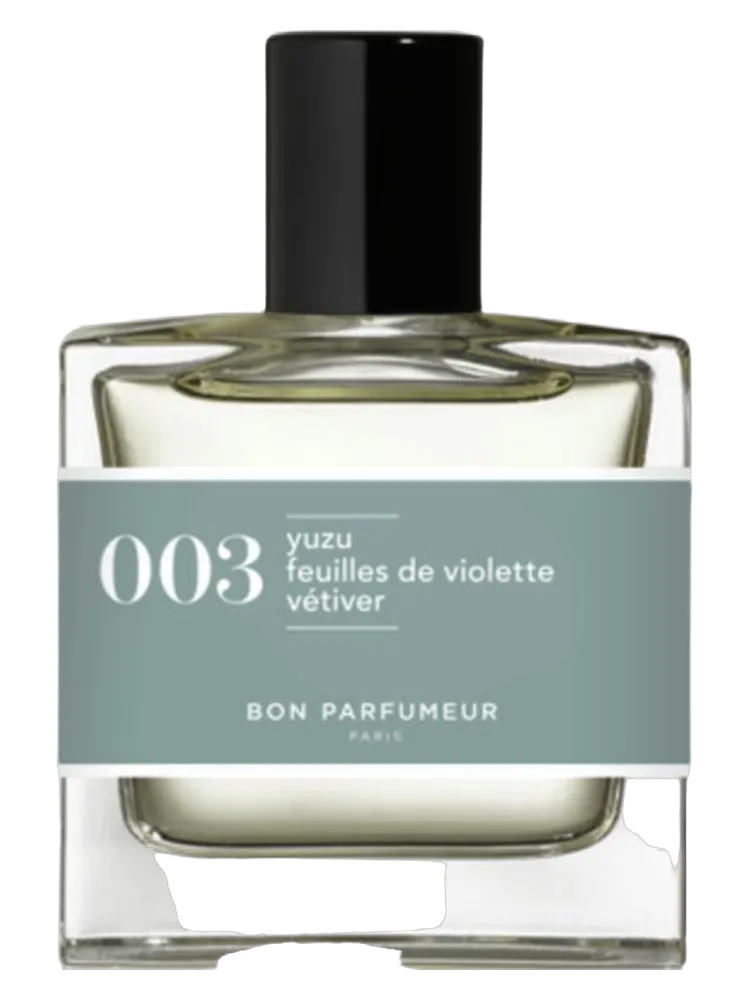 003 yuzu feuilles de violette, vétiver